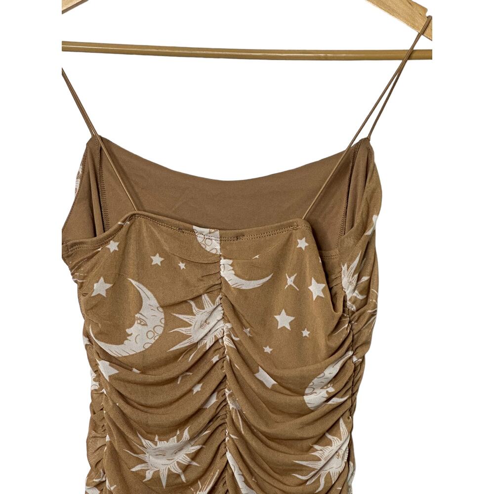Forever 21 Celestial Print Cami Mini Dress Women's Small - Picture 4 of 10
